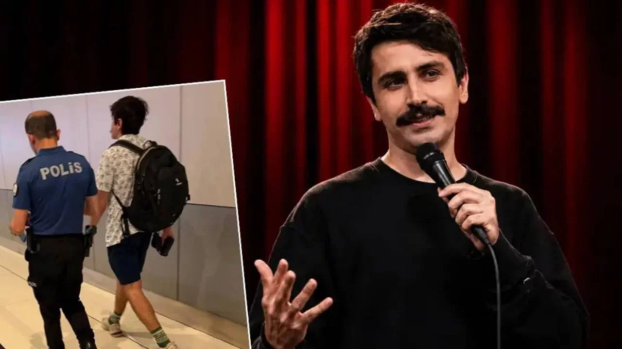 Gözaltına alınan komedyen Deniz Göktaş adliyeye sevk edildi