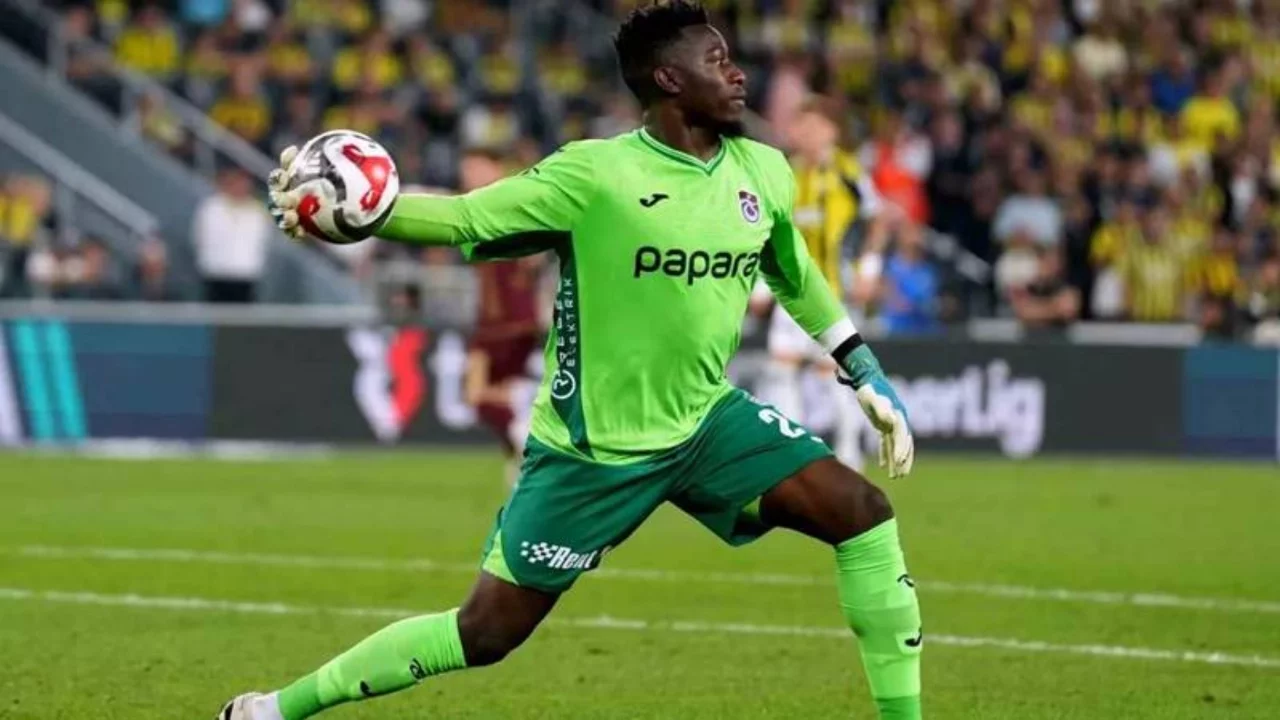 Kaleci Andre Onana, 1 yıl daha Trabzonspor'da