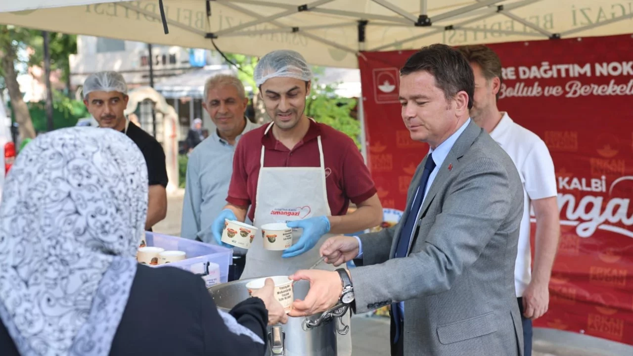 Osmangazi'de aşure bereketi yaşandı