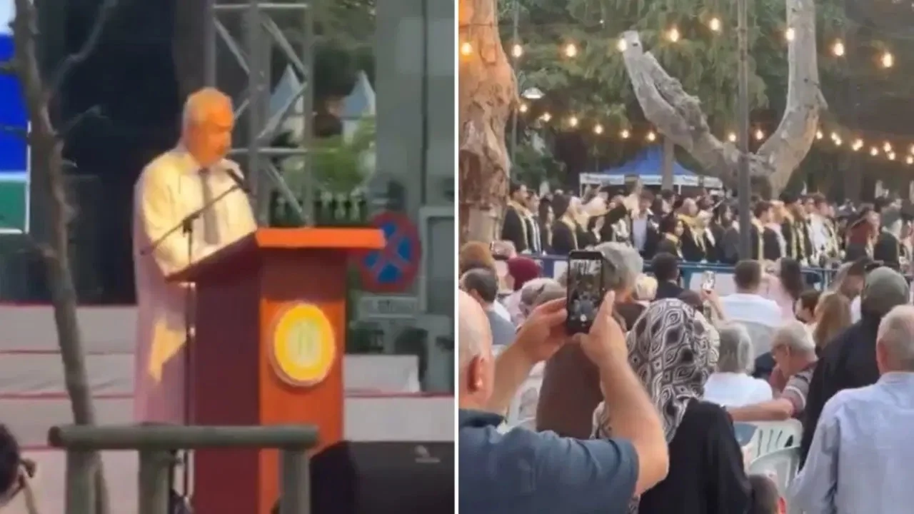 Öğrenciler sırtını döndü: İmamoğlu'nun diplomasını iptal eden rektöre protesto
