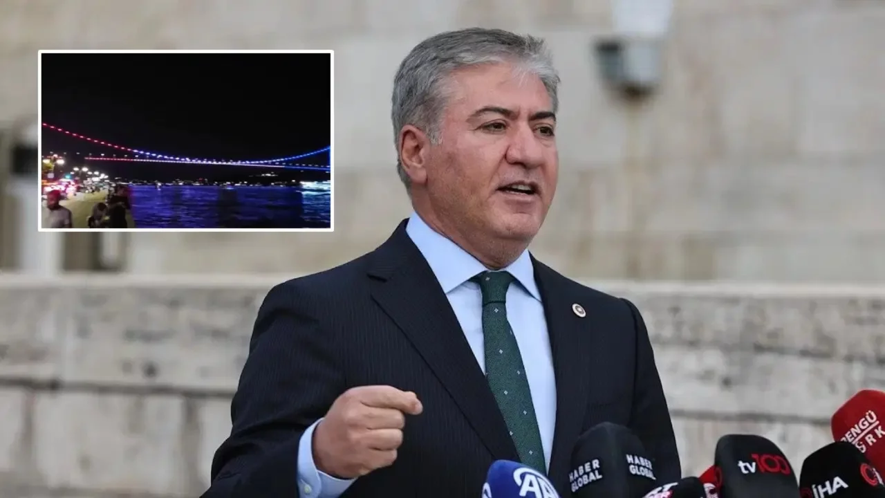 CHP'li Emir'den 'ABD bayraklı ışıklandırmaya' sert tepki