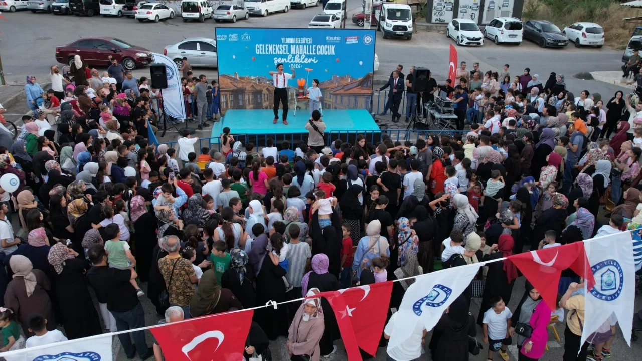 Yıldırım'da 'Geleneksel Mahalle Çocuk Şenlikleri' başladı