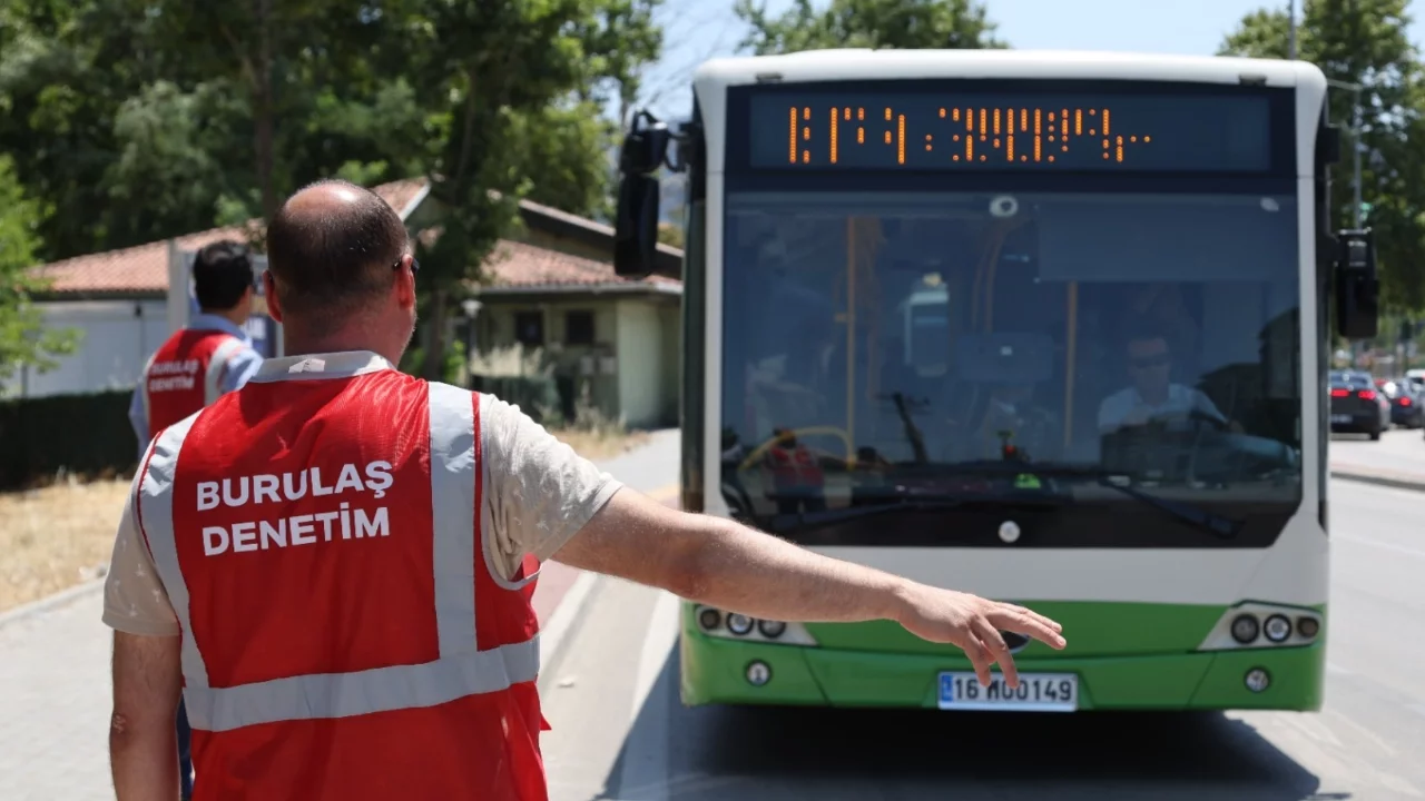 Bursa Büyükşehir Belediyesi'nden toplu taşıma araçlarında klima denetimi