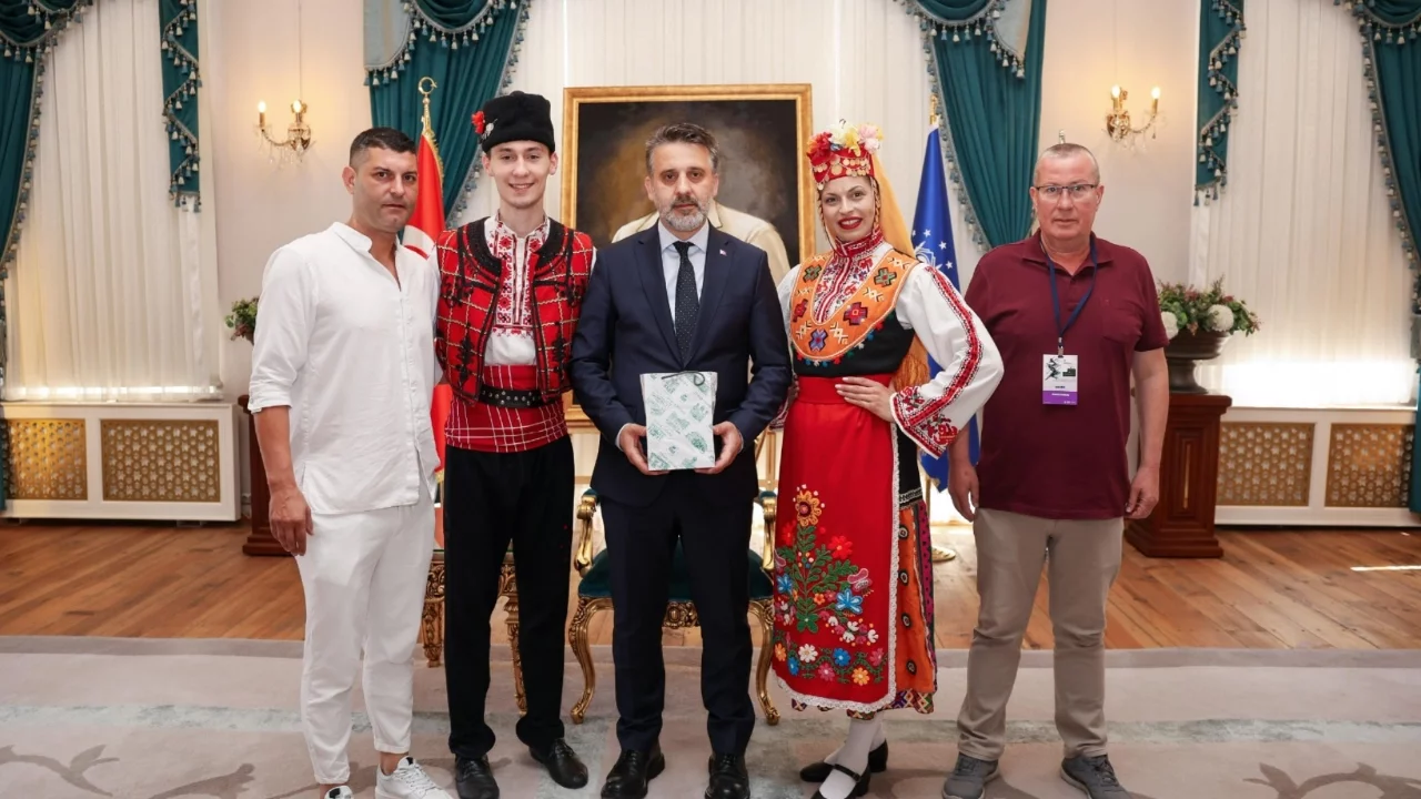 Altın Karagöz ekipleri Başkan Vekili Biba'ya ziyaret etti
