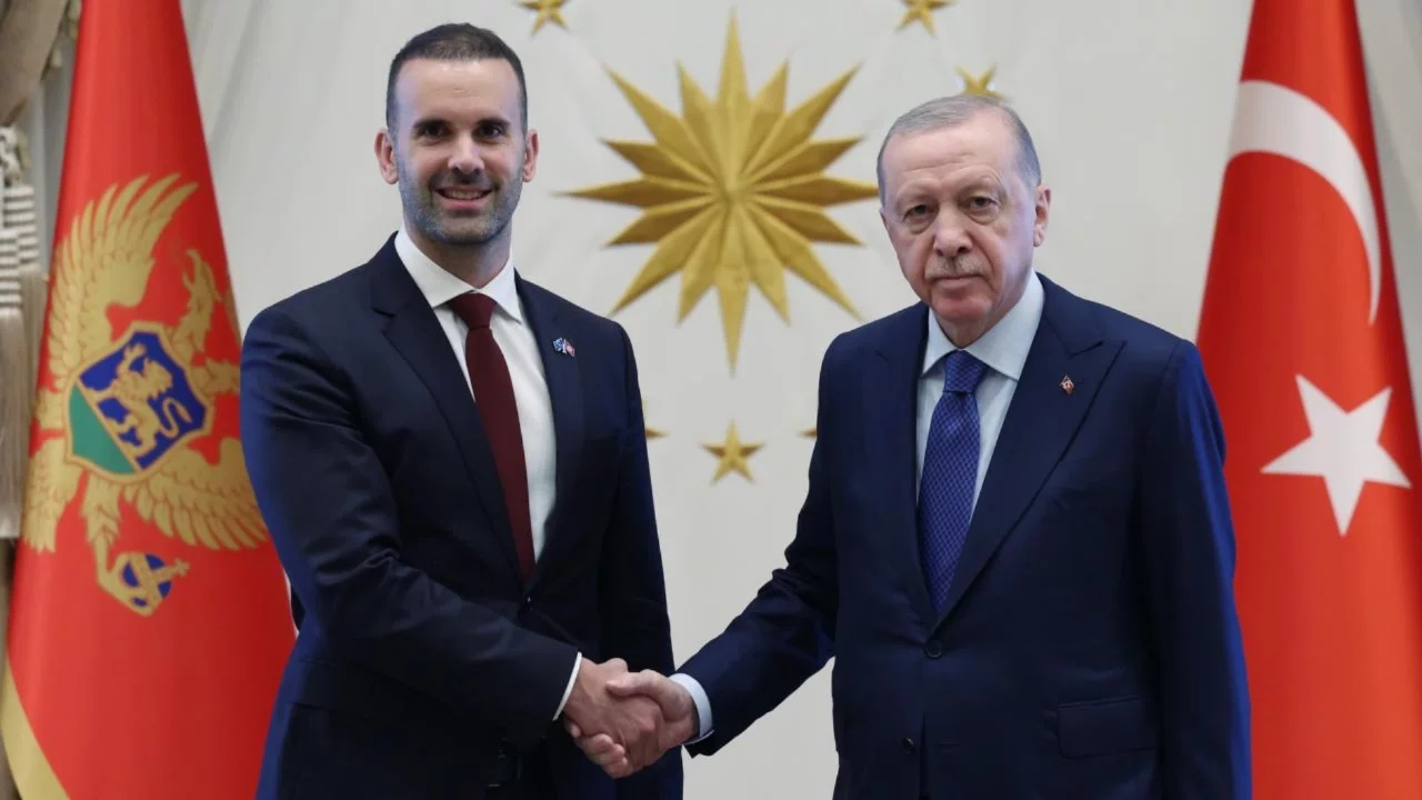 Cumhurbaşkanı Erdoğan, Karadağ Başbakanı Spajic'i kabul etti