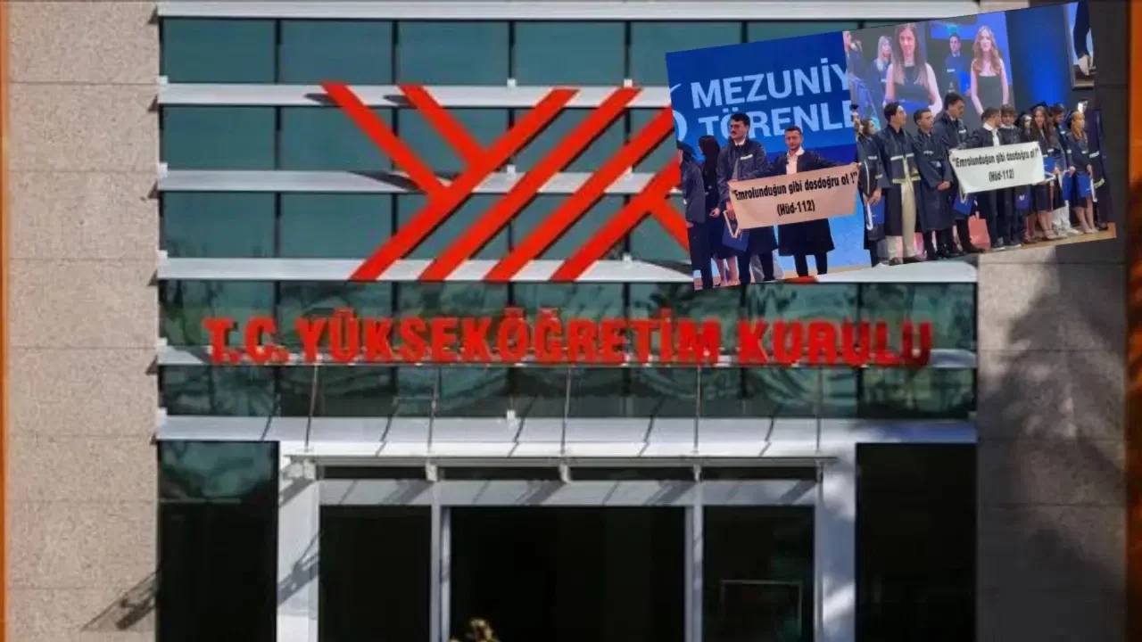 YÖK'ten Yeditepe Üniversitesi'ndeki 'ayet pankartı' olayı hakkında soruşturma