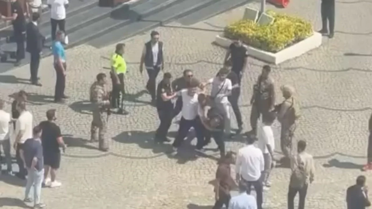 Bursa Adliyesi yakınında kavga! 5 kişi gözaltına alındı