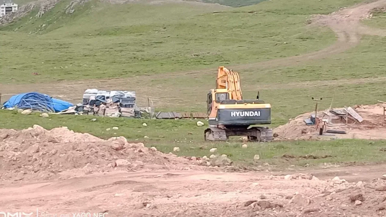 Gümüşhane'de başlatılan sondaj çalışmasına yurttaştan tepki