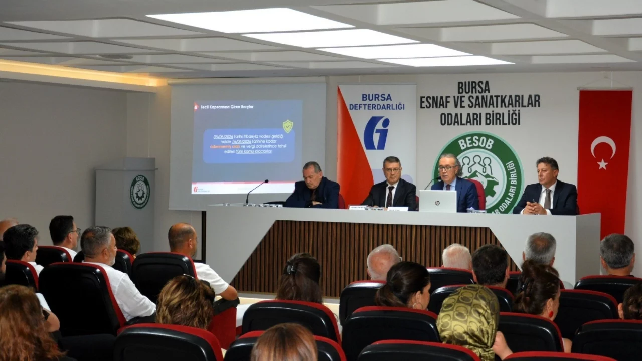 Bursa'da vergi borçlarına düşük faizli ödeme ve taksit bilgilendirmesi