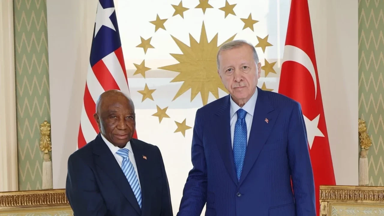 Cumhurbaşkanı Erdoğan, Liberya Cumhurbaşkanı Boakai ile görüştü