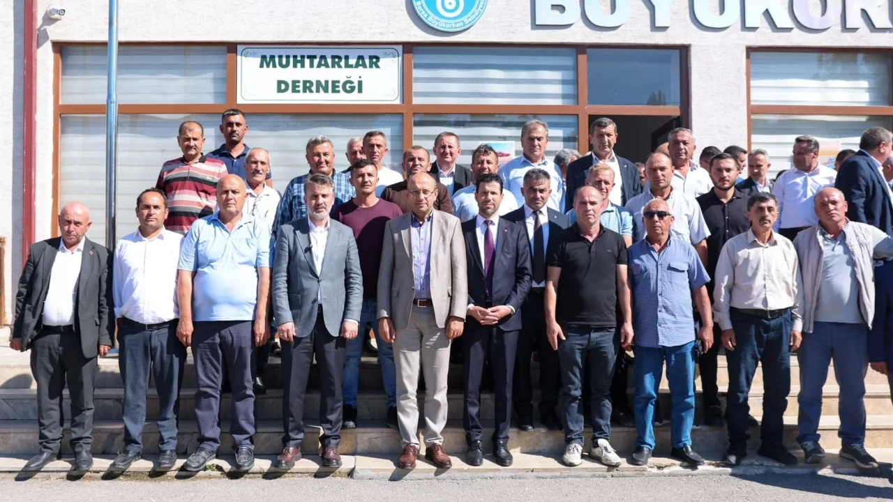 Bursa Büyükşehir Belediyesi Başkan Vekili Şahin Biba, Büyükorhan'ın taleplerini yerinde dinledi