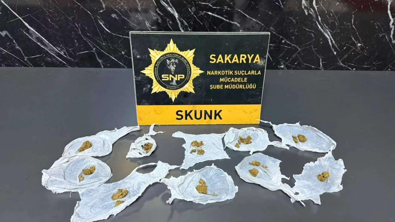 Sakarya'da uyuşturucu operasyonu: 1 kişi tutuklandı