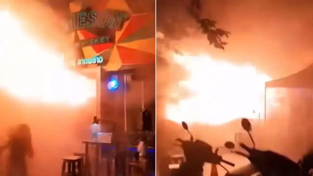 Tayland'da facia! Barda çıkan yangında çok sayıda kişi hayatını kaybetti