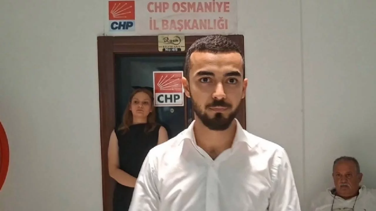 CHP Osmaniye Merkez İlçe Gençlik Kolları Başkanı'na muştayla saldırıldı