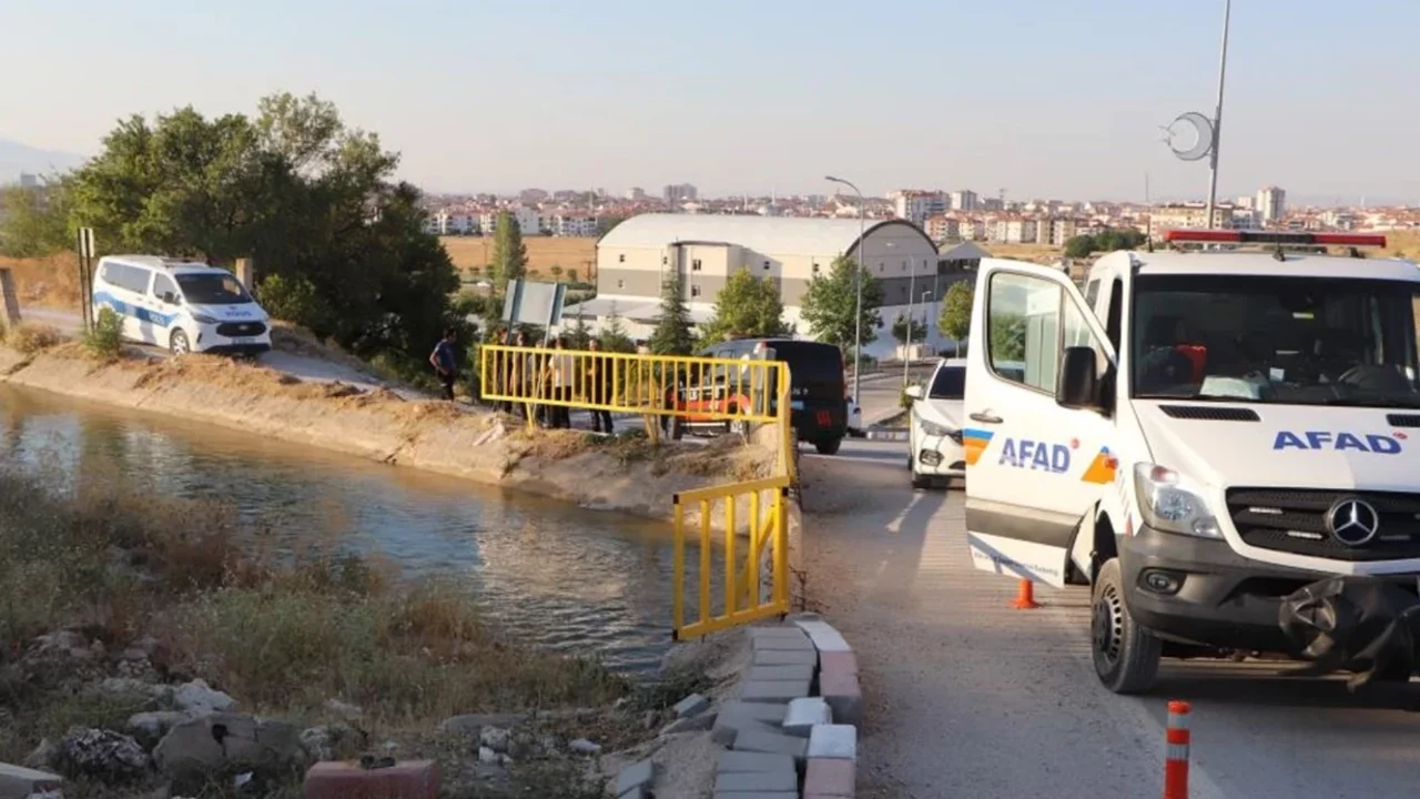 İki çocuk kanalda akıntıya kapıldı, ekipler seferber oldu