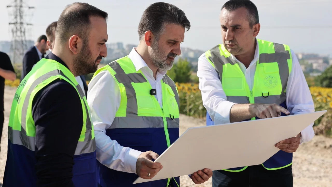 Bursa Büyükşehir Başkan Vekili Biba, ulaşıma nefes aldıracak projeleri inceledi