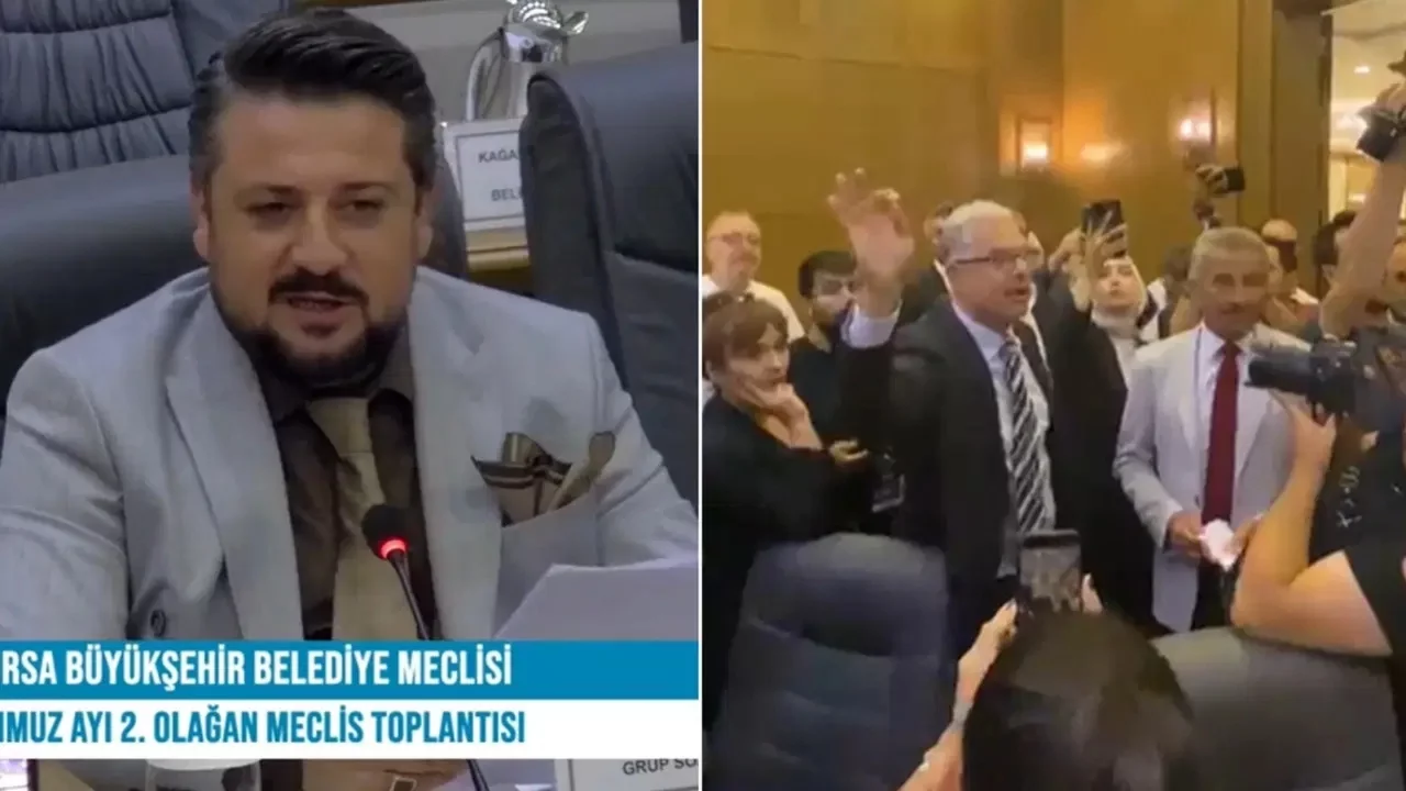 Bursa Büyükşehir Belediye Meclisi'nde İsmet İnönü'ye hakaret!