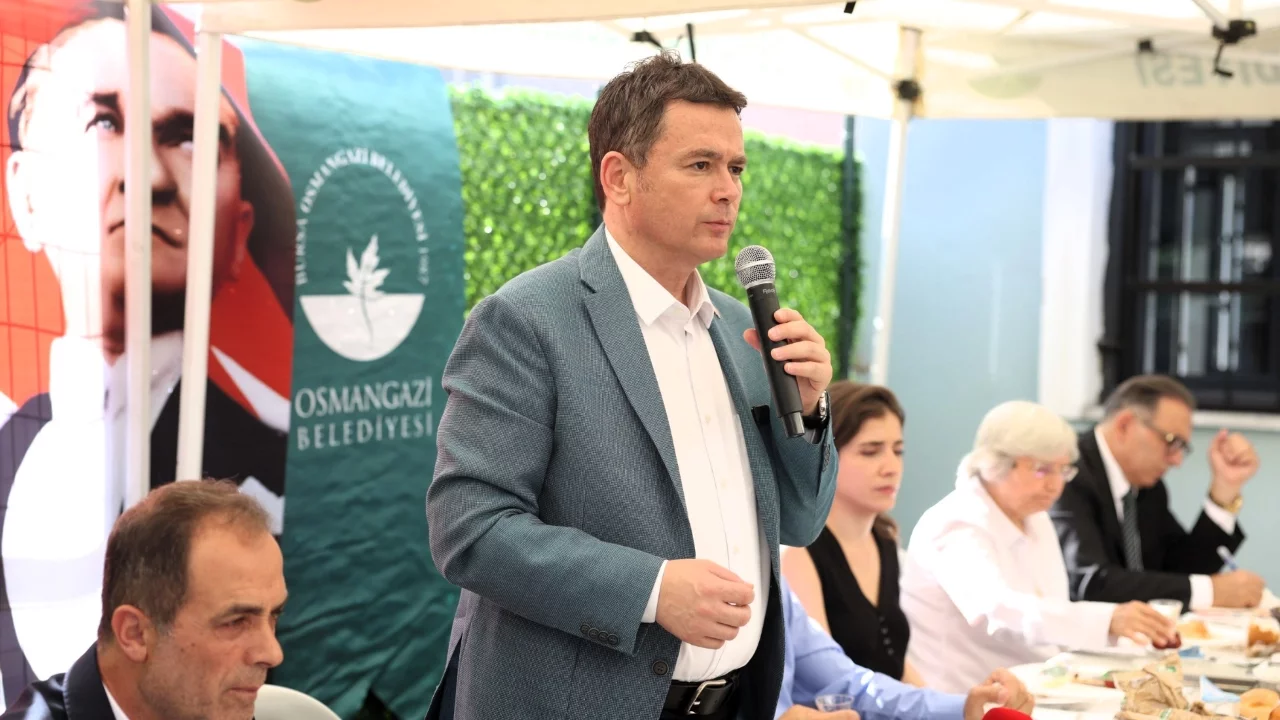 Osmangazi Belediye Başkanı Aydın Çirişhane'de vatandaşlarla buluştu