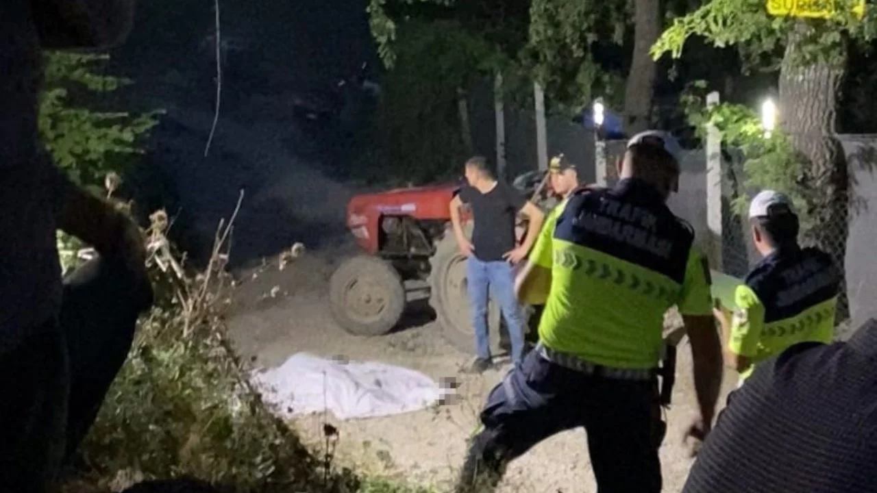 Bursa'da devrilen traktörün sürücüsü hayatını kaybetti