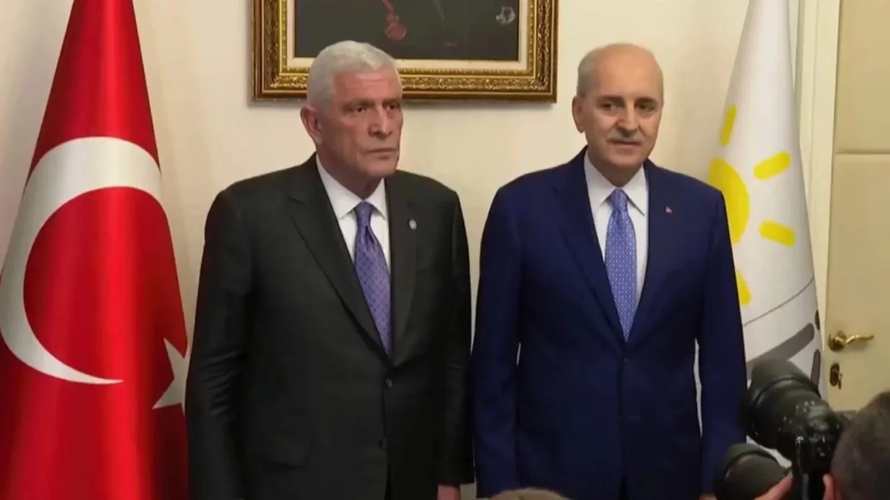 TBMM'de 'Çerçeve Yasa' turu sürüyor: Numan Kurtulmuş, Dervişoğlu ile görüştü