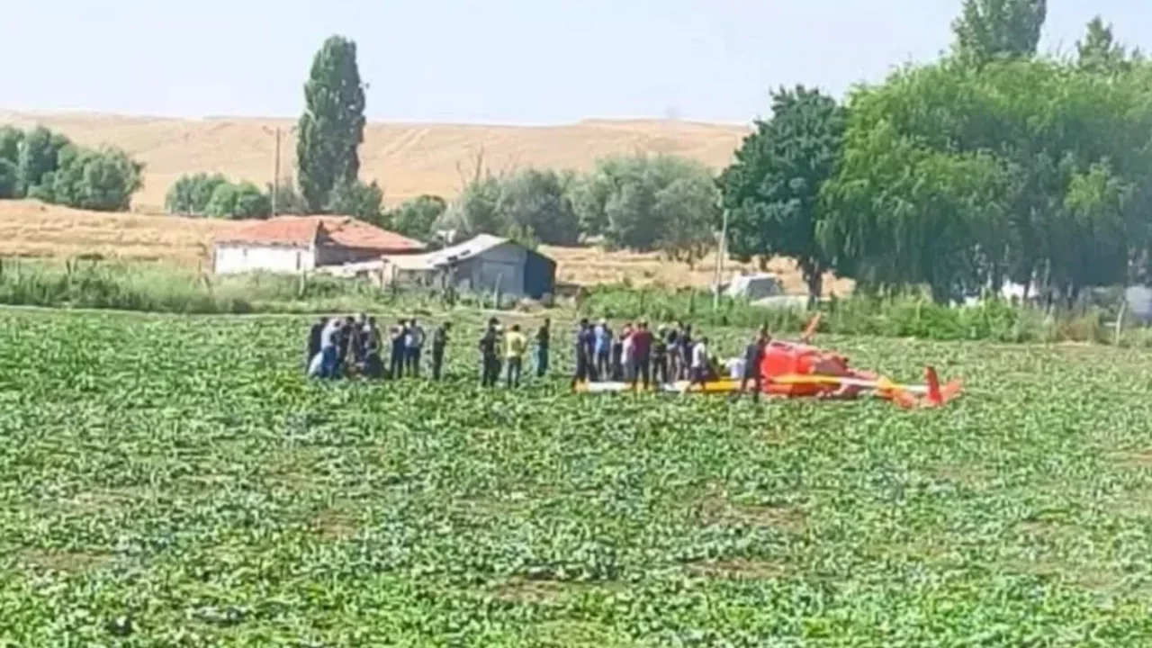 Ankara'da eğitim helikopteri düştü: Yaralılar var