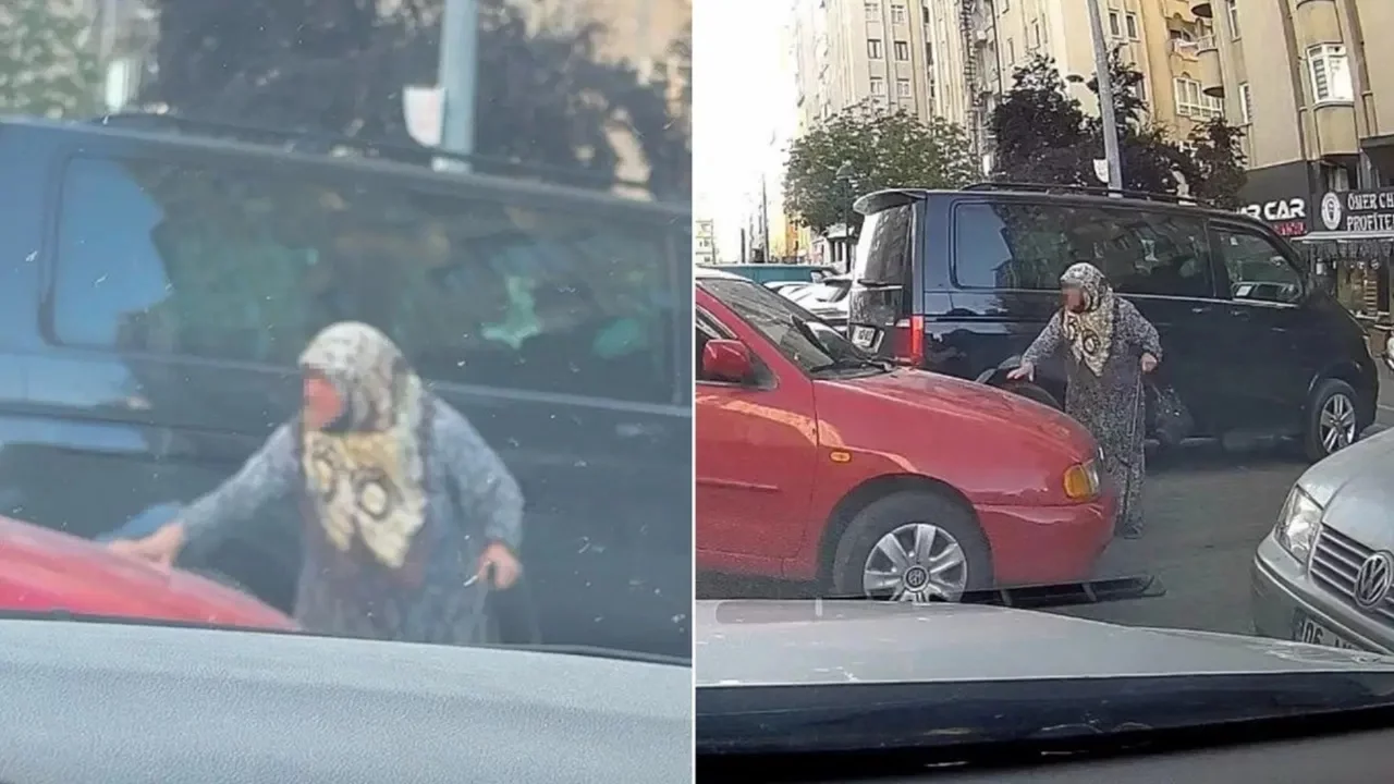 Kayseri'de park yeri tartışması: Sürücü otomobili yaşlı kadının üzerine sürdü