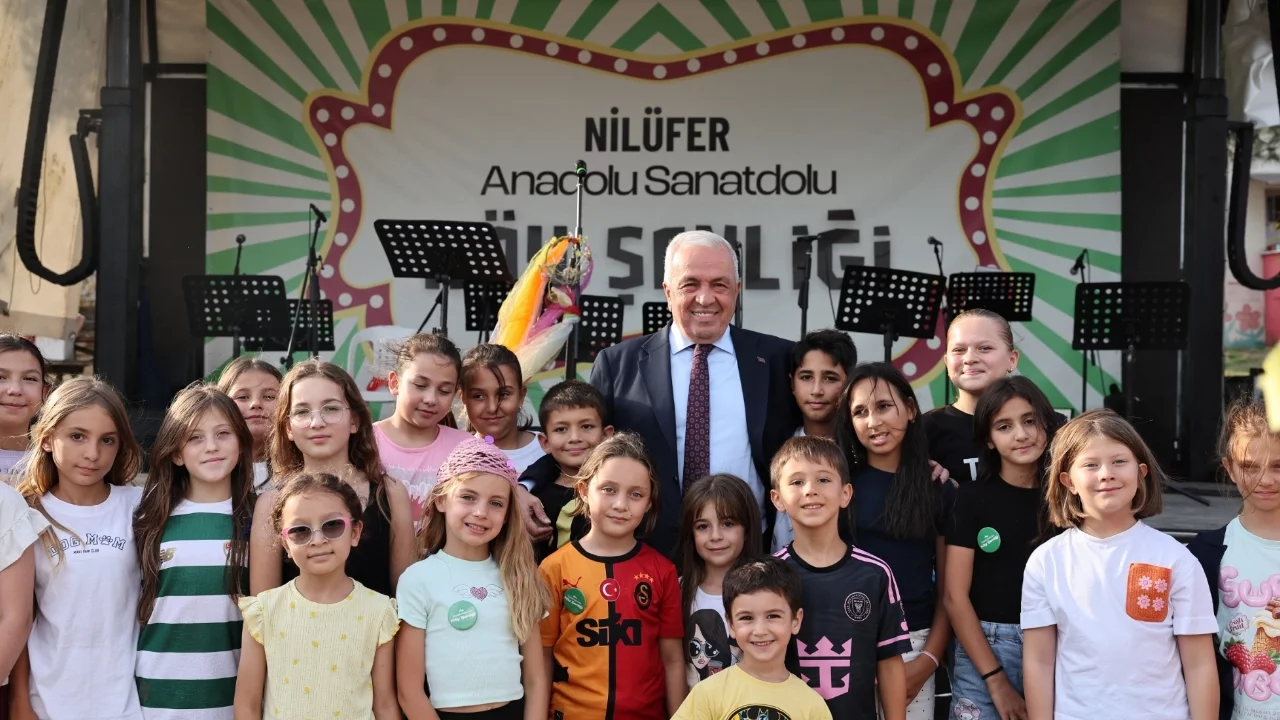 Nilüfer'de çocuklar sanatla buluşuyor
