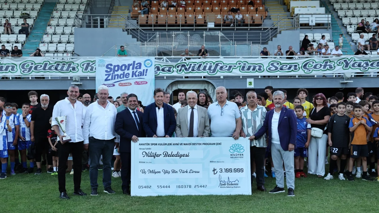 Nilüfer Belediyesi'nden amatör spor kulüplerine 3 milyon liralık destek