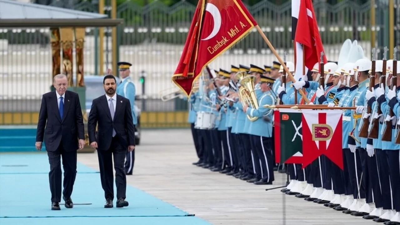 Cumhurbaşkanı Erdoğan, Irak Başbakanı Zeydi'yi karşıladı