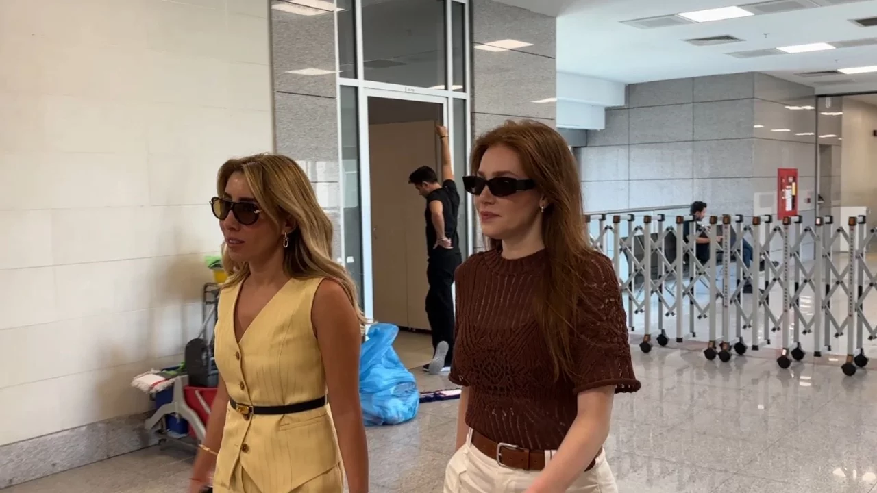 Elçin Sangu ifade vermek üzere adliyeye geldi