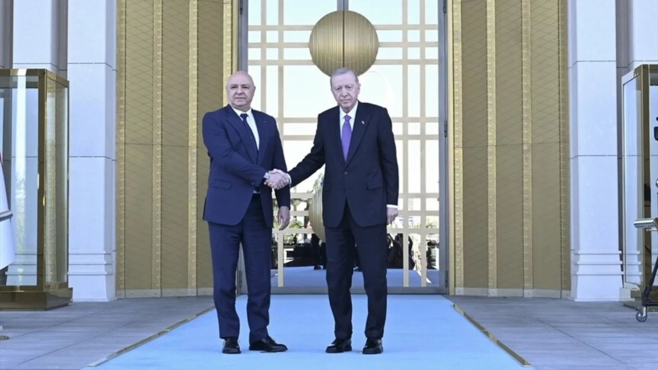Cumhurbaşkanı Erdoğan, Lübnan Cumhurbaşkanı Avn'ı resmi törenle karşıladı