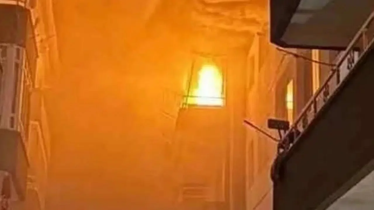 Ankara Sincan'da bir şahıs evini ateşe verdi