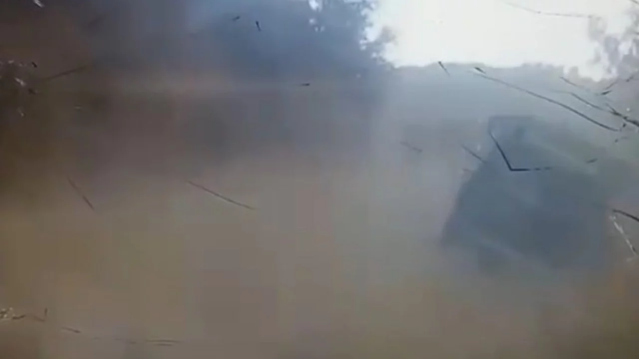 Çine'deki yangın bölgesinde kontrolden çıkan cip uçuruma yuvarlandı