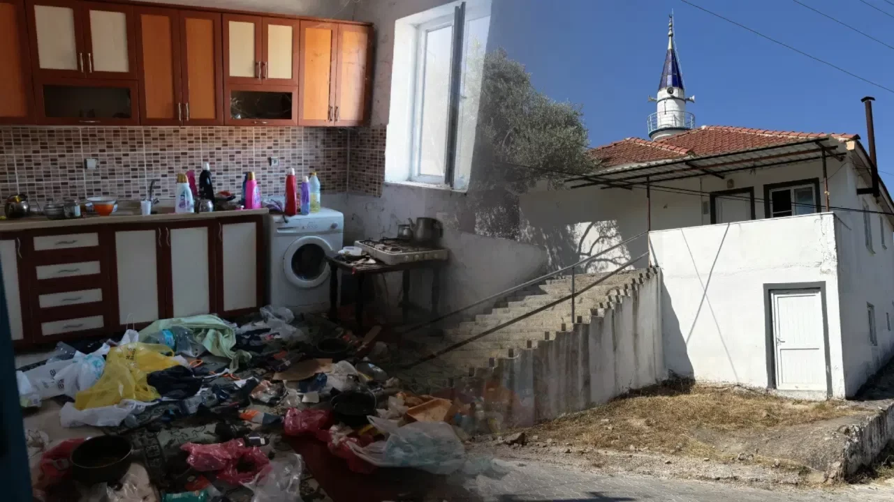Cami konutunu böyle bıraktı: İstifa eden imam çöp evde yaşıyormuş