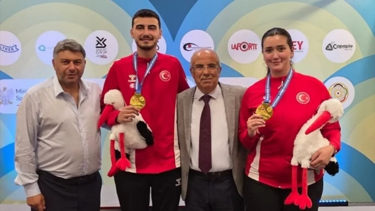Milli Atıcılar Şimal Yılmaz ve Fahrettincan Er'den Avrupa Şampiyonluğu