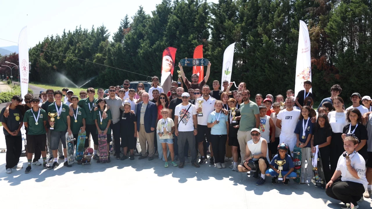 Kaykay şampiyonasının kalbi Bursa'da attı