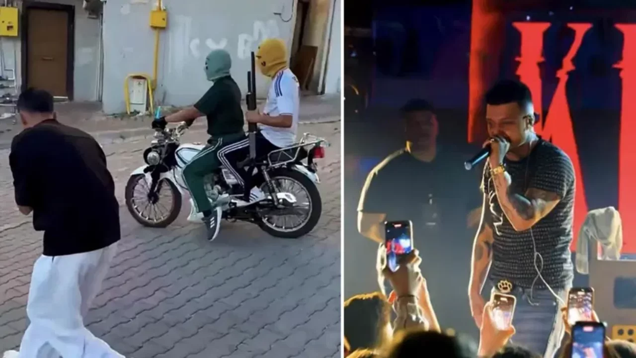 Rapçi Keskin'e klipte silah kullanma gözaltısı