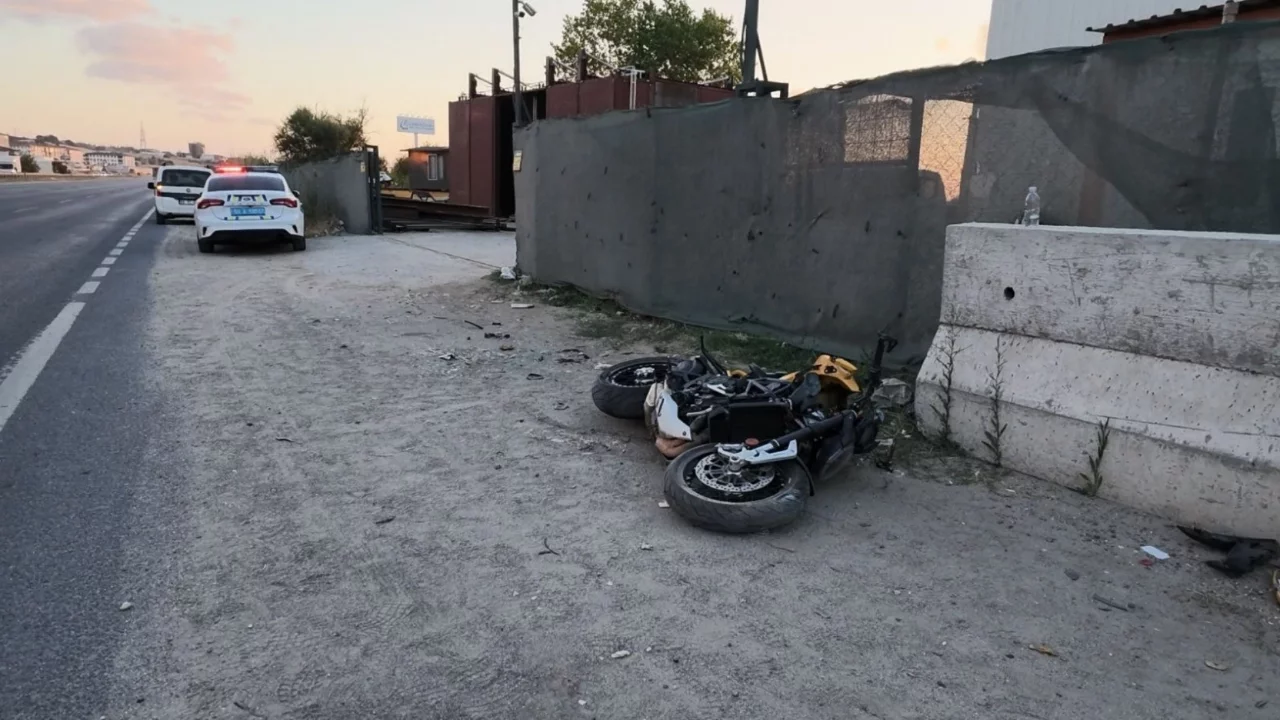 Yeni aldığı motosikletle kaza yapan genç hayatını kaybetti