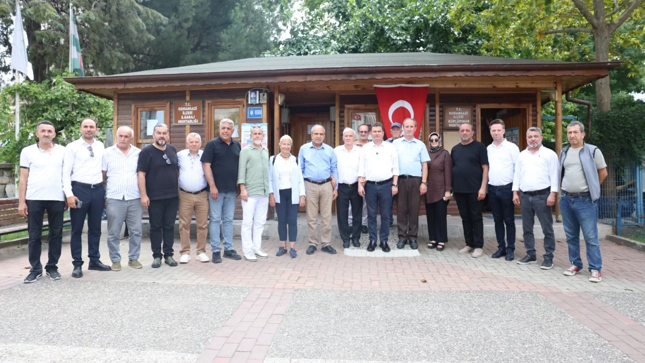 Osmangazi Belediye Başkanı Erkan Aydın'ın cuma durağı Küplüpınar Mahallesi oldu