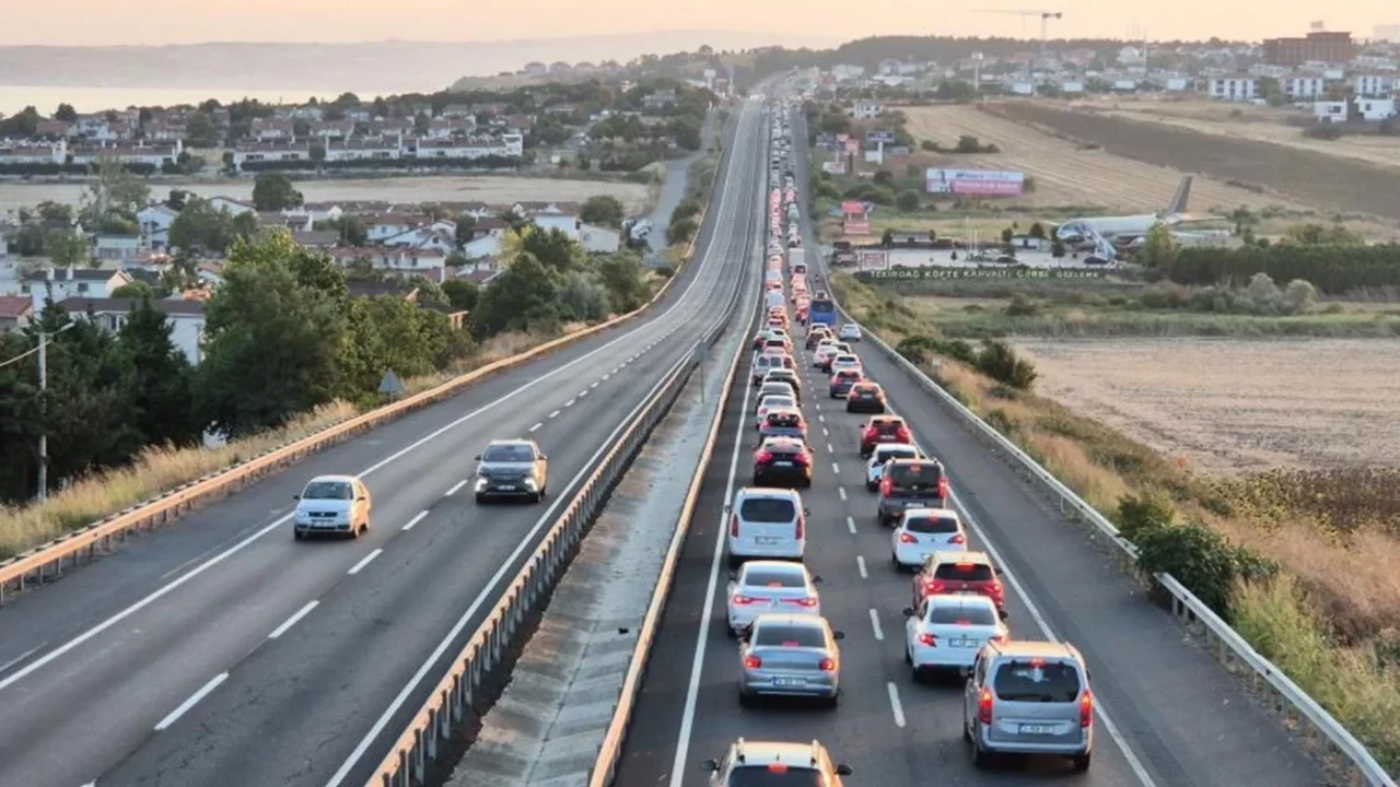 İstanbul'dan Tekirdağ'a tatilci akını