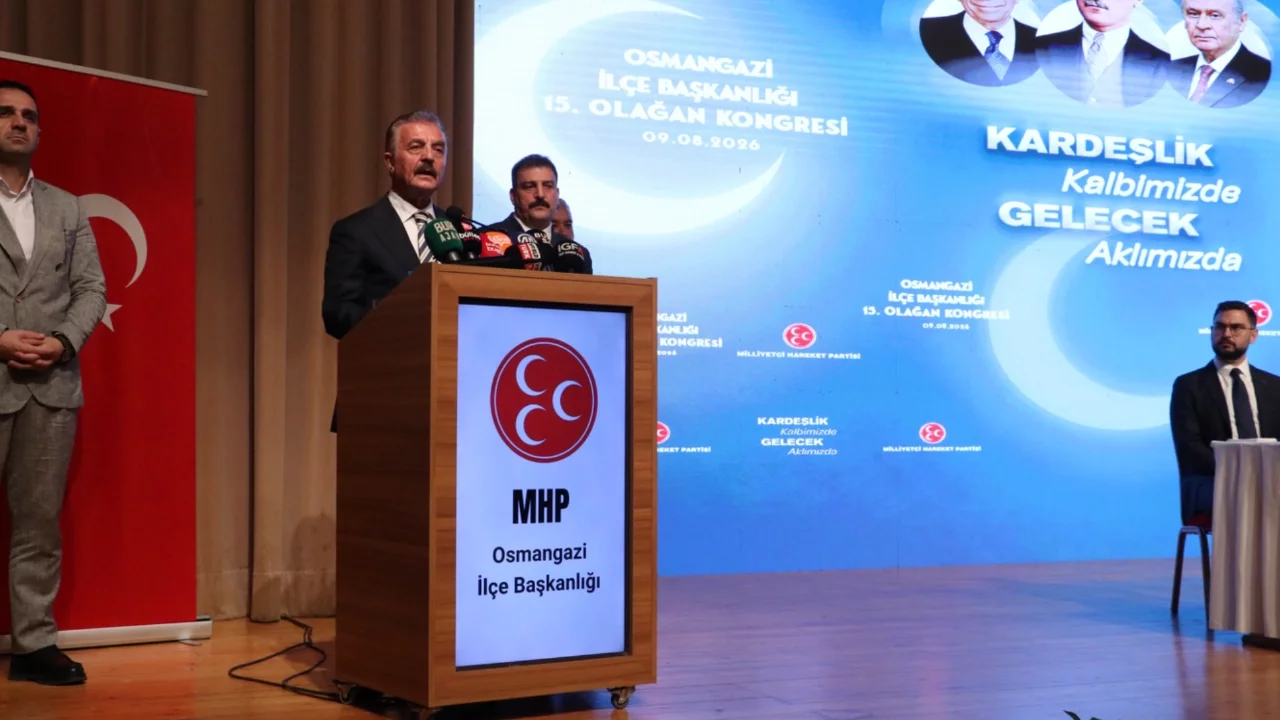 MHP Genel Sekreteri İsmet Büyükataman Bursa'da konuştu