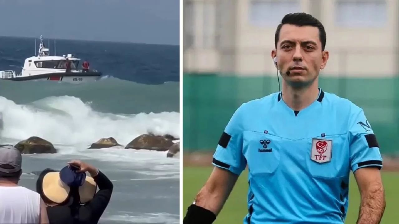 Yasağa rağmen denize giren hakem Hakan Ergin boğularak yaşamını yitirdi