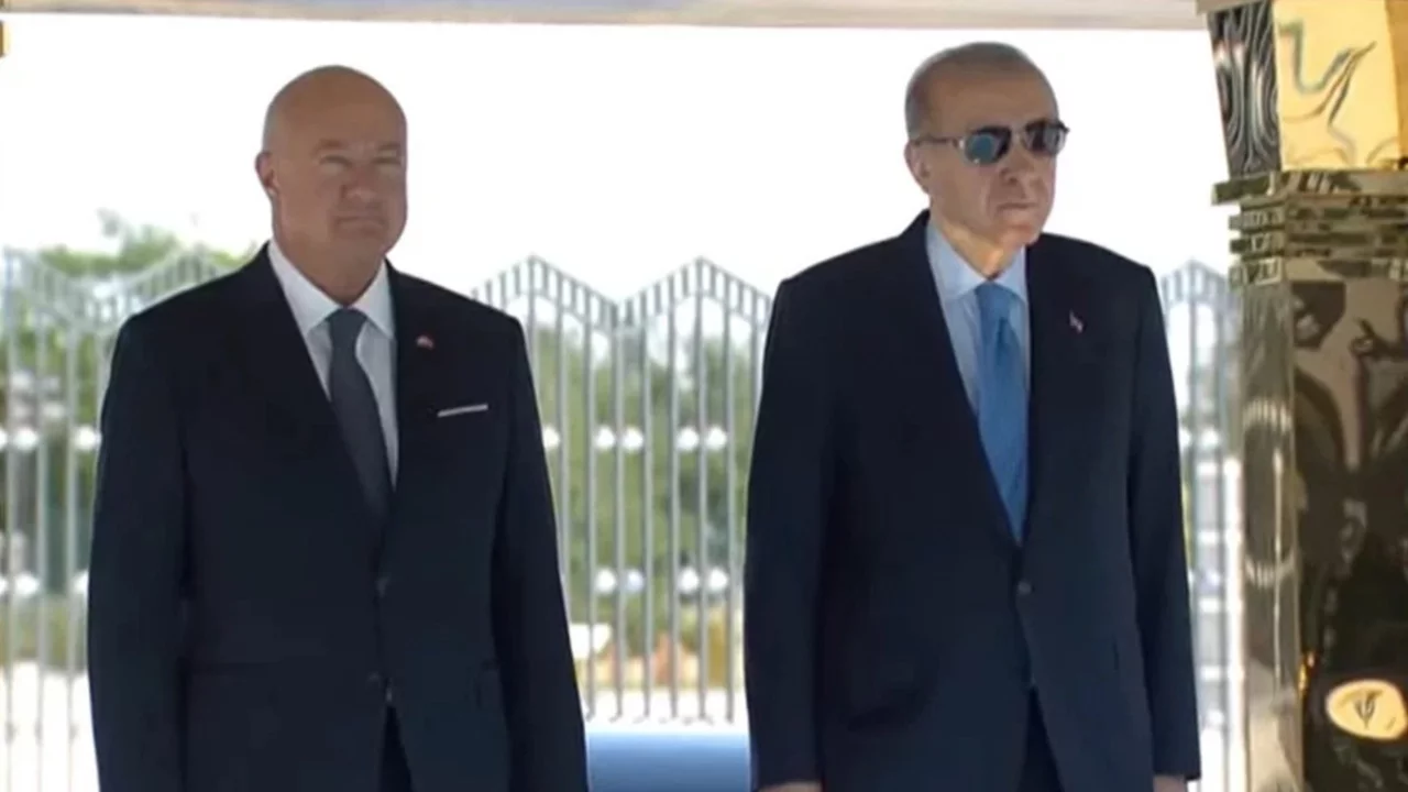 Cumhurbaşkanı Erdoğan, Avusturya Başbakanı Stocker'ı karşıladı