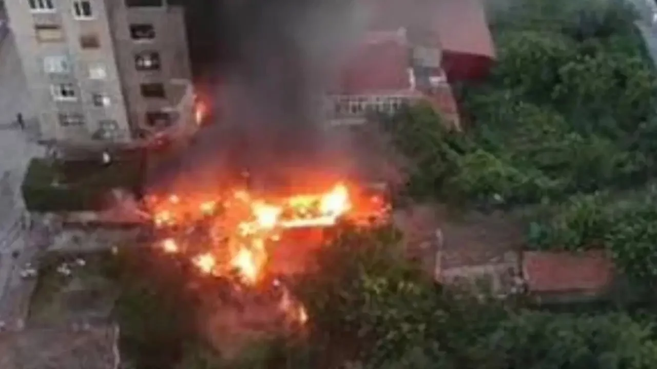 Samsun'da tüp deposunda çıkan yangın kontrol altına alındı