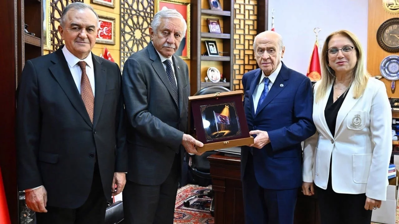 MHP TBMM Grubu'ndan Bahçeli'ye ziyaret