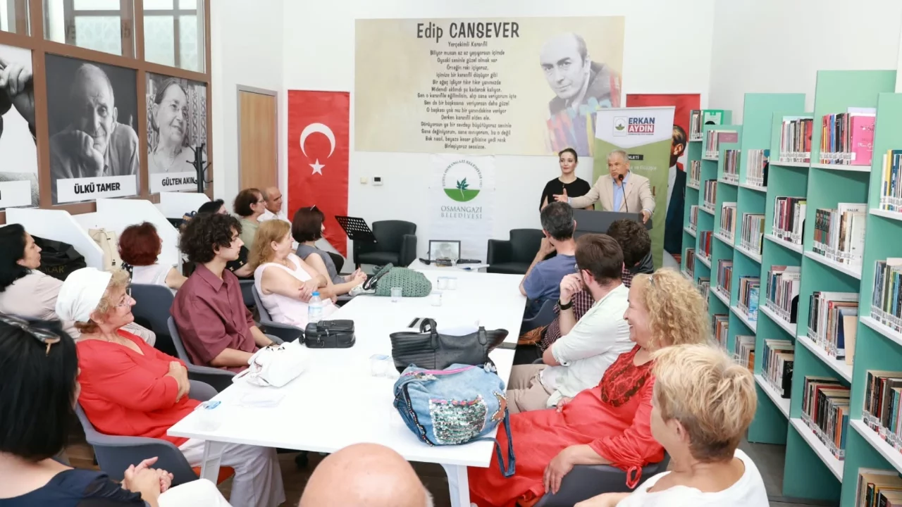 Türk edebiyatının usta şairi Can Yücel Osmangazi'de anıldı
