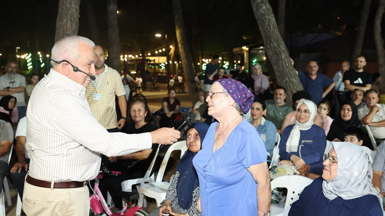 Nilüfer Fethiye'de "Şadi Başkan'la Akşam Çayı" buluşması düzenlendi