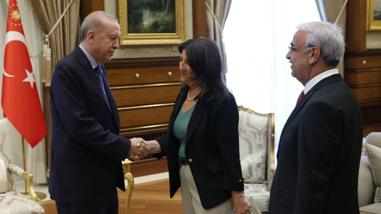 Cumhurbaşkanı Erdoğan ile DEM Parti İmralı Heyeti görüşmesi sona erdi