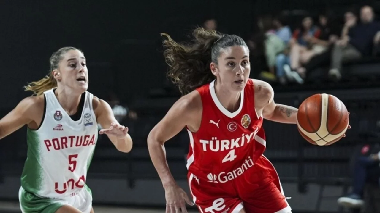 A Milli Kadın Basketbol Takımı, hazırlık maçında Portekiz'i mağlup etti