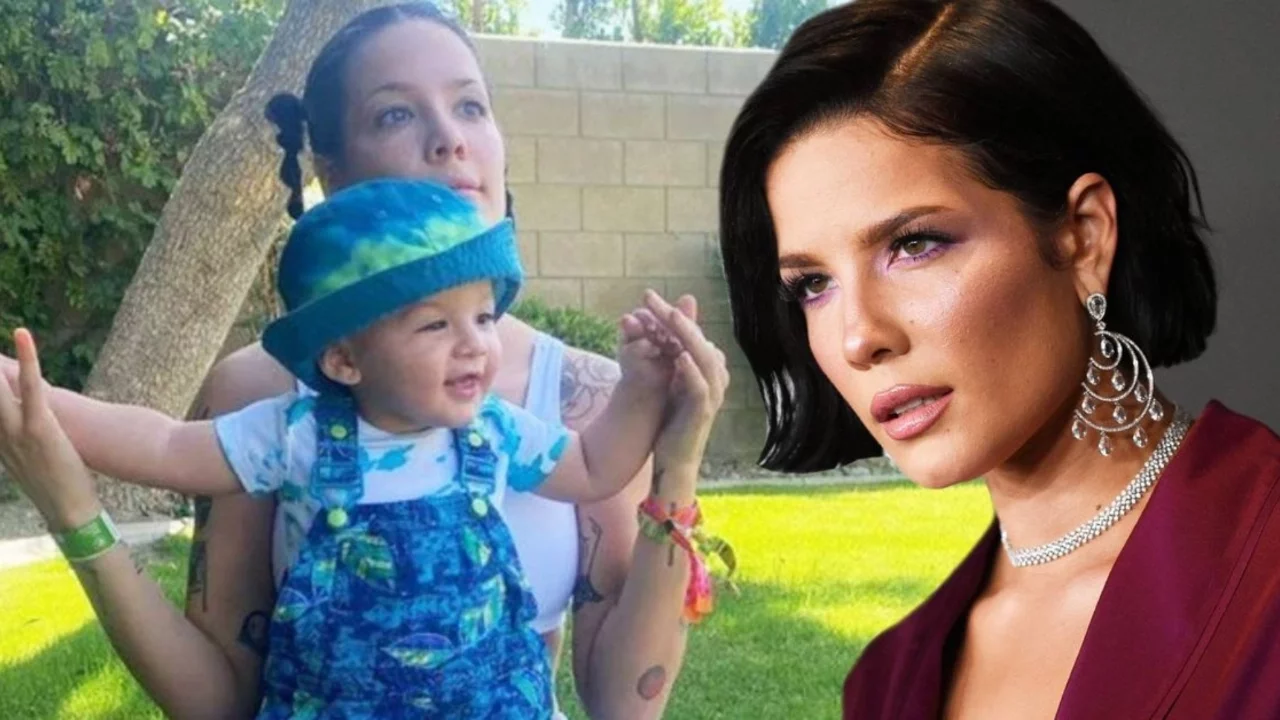 ABD'li ünlü şarkıcı Halsey'den oğlu Ender Ridley'e Türkçe övgü